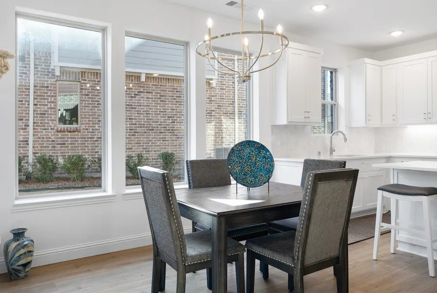 Breakfast nook table with a courtyard view at 4335 Fall Blossom Dr